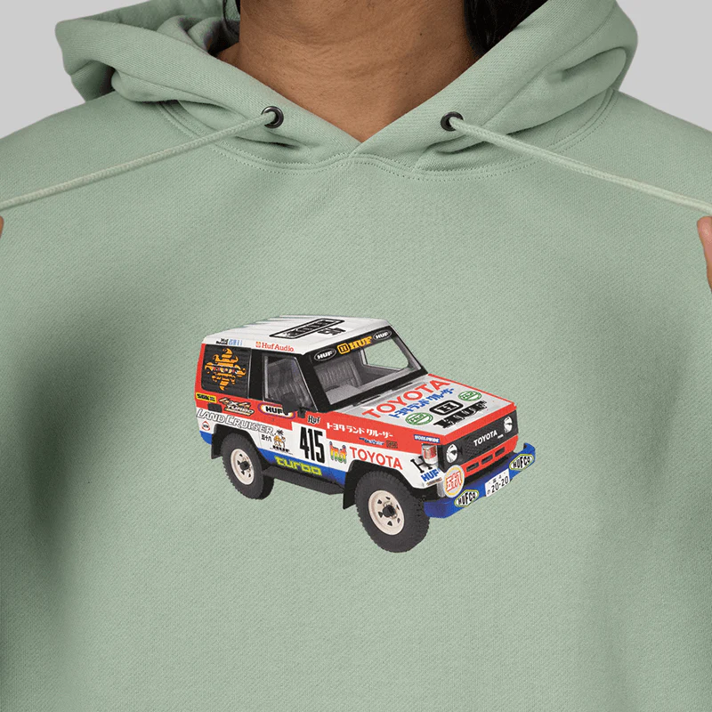 X Toyota Sahara Rally Hoodie - Spring Green - Image 4
