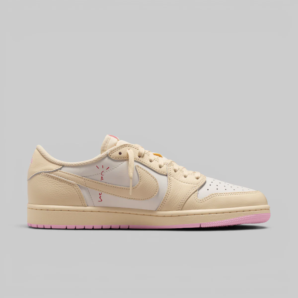 X Travis Scott Air Jordan 1 Low OG SP "Shy Pink" - Image 9