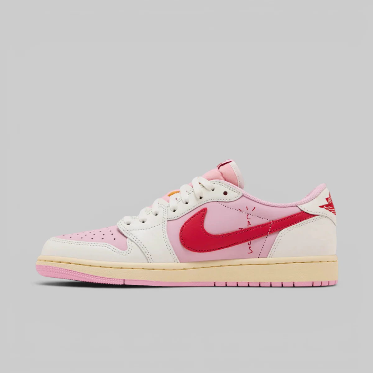 X Travis Scott Air Jordan 1 Low OG SP "Tropical Pink" - Image 3