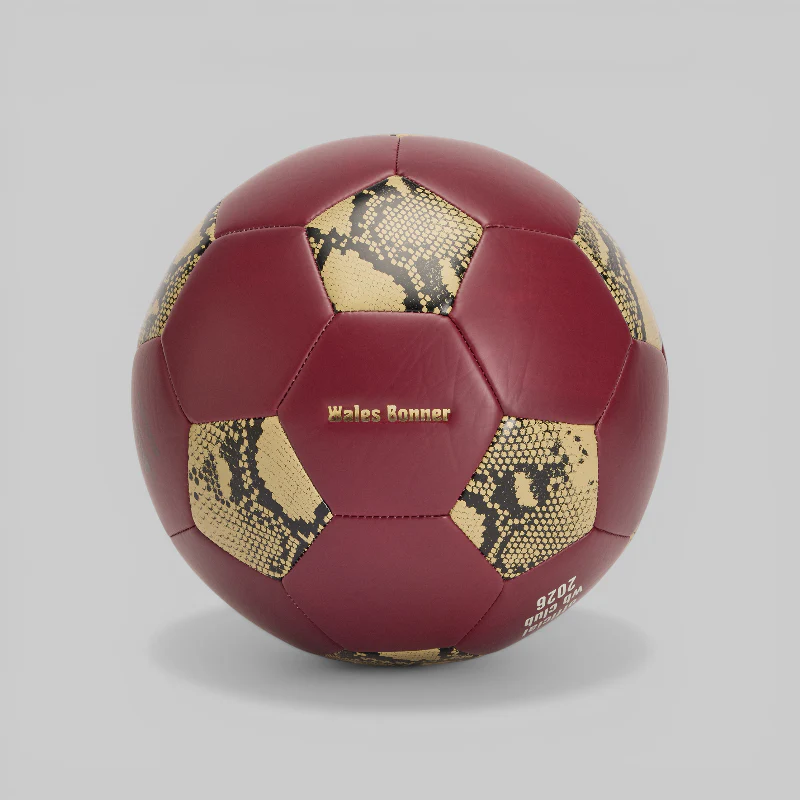 X Wales Bonner Football Ball - Burgundy