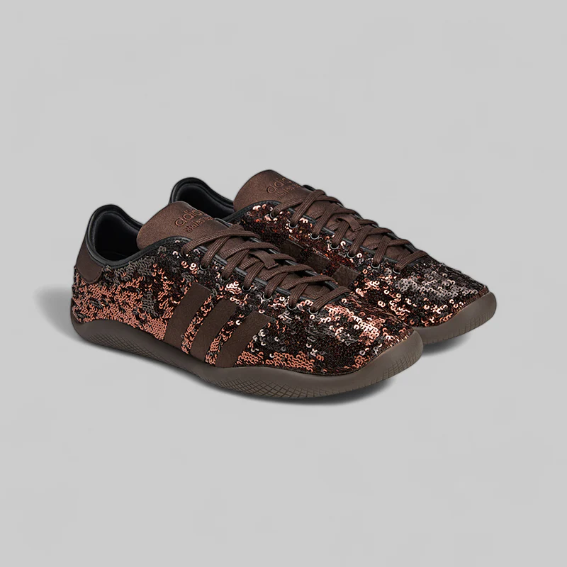X Wales Bonner Karintha Sequin - Dark Brown/Black - Image 3