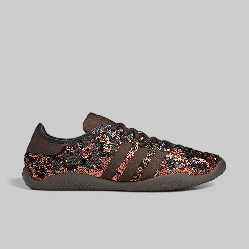 X Wales Bonner Karintha Sequin - Dark Brown/Black - Image 4
