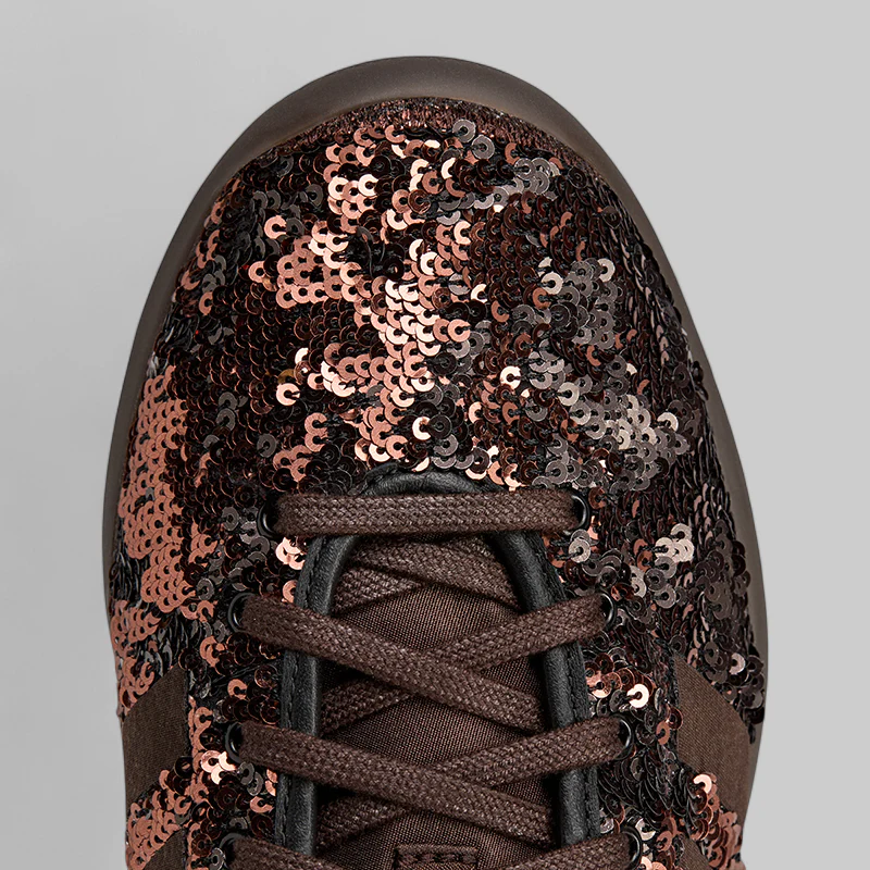 X Wales Bonner Karintha Sequin - Dark Brown/Black - Image 7