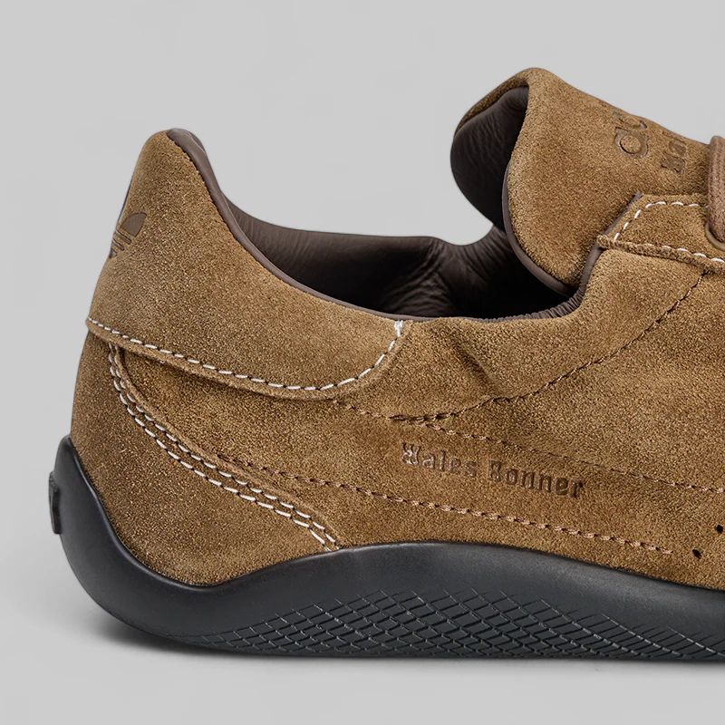 X Wales Bonner Karintha Suede Lo Pro - Earth Strata/Black - Image 3