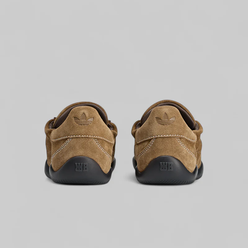X Wales Bonner Karintha Suede Lo Pro - Earth Strata/Black - Image 8