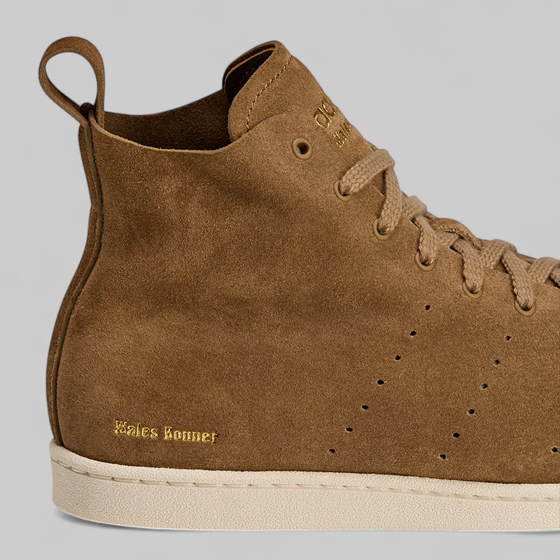 X Wales Bonner Superstar Hi - Soft Tan/Night Brown - Image 3