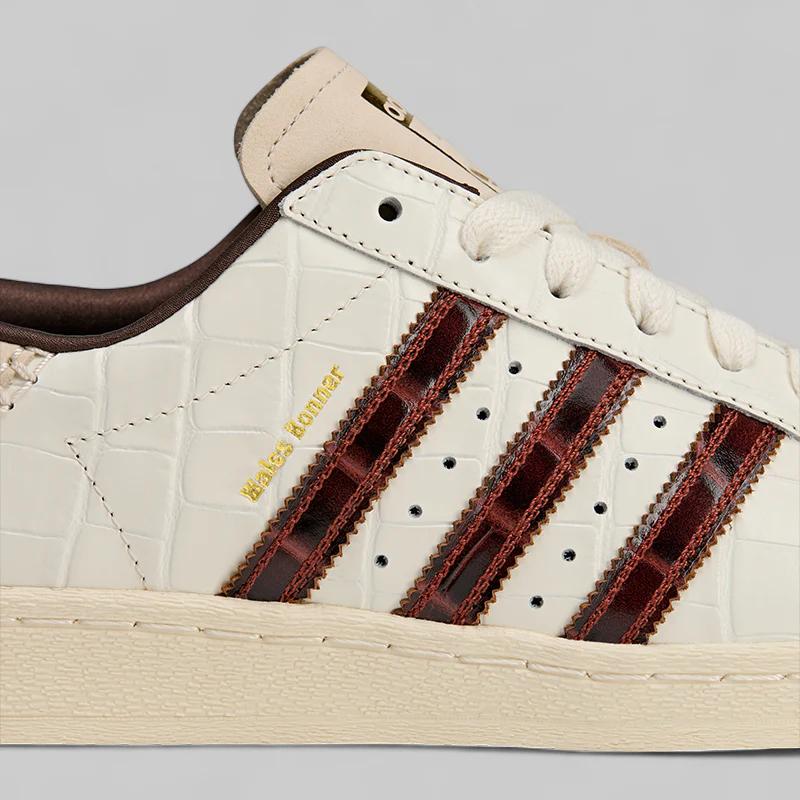 X Wales Bonner Superstar - Wonder White/Fox Brown - Image 3