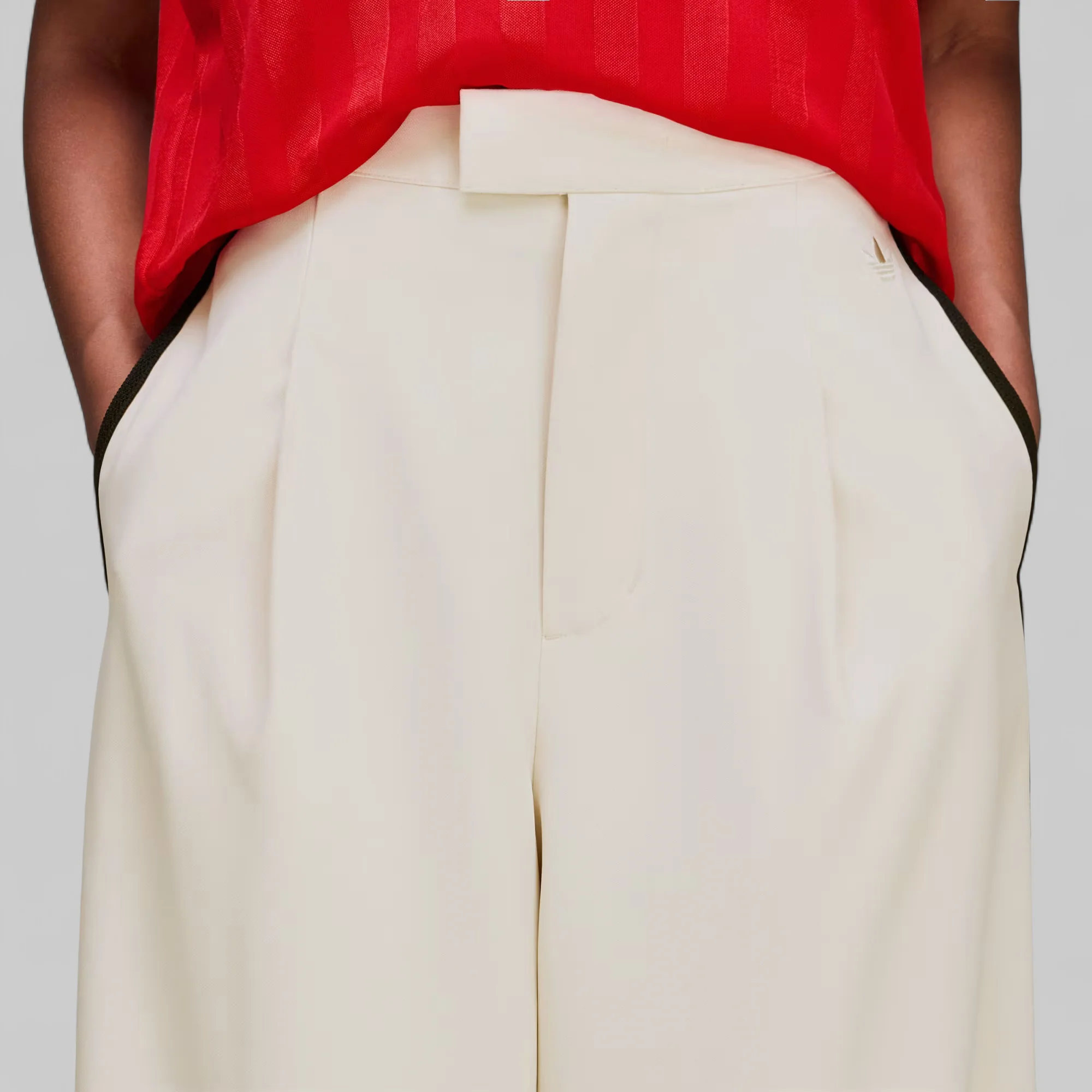 X Wales Bonner Wide Trouser - Wonder White - Image 11