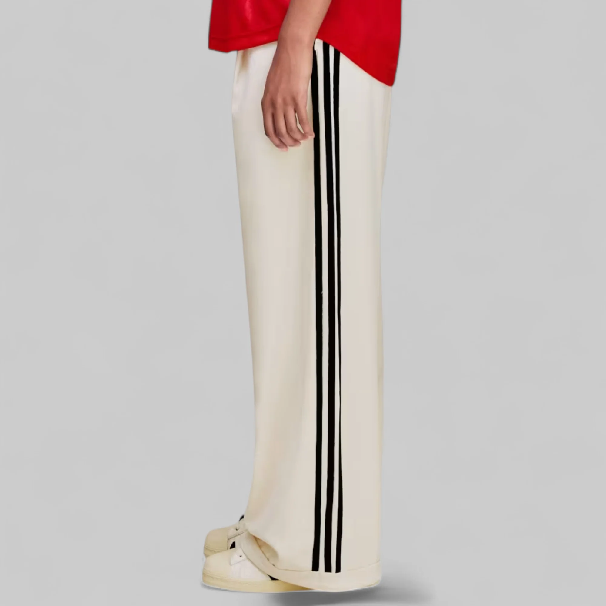 X Wales Bonner Wide Trouser - Wonder White - Image 8