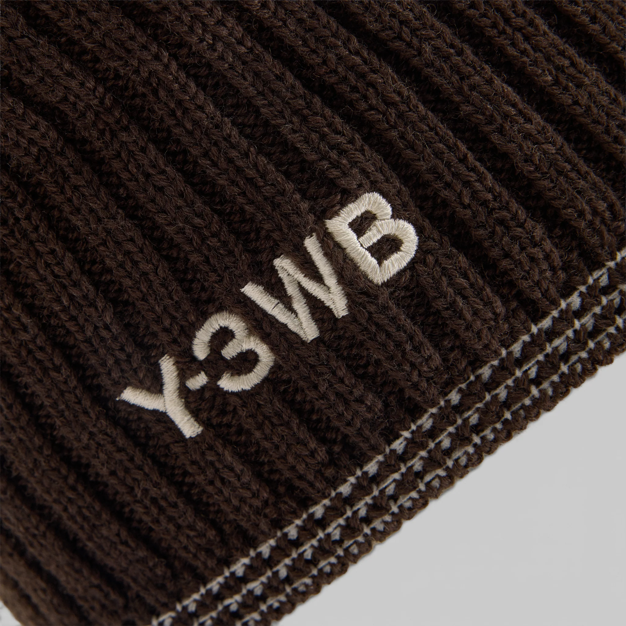 Y-3 by Wales Bonner Beanie Cap - Aurora Coffee - Image 4