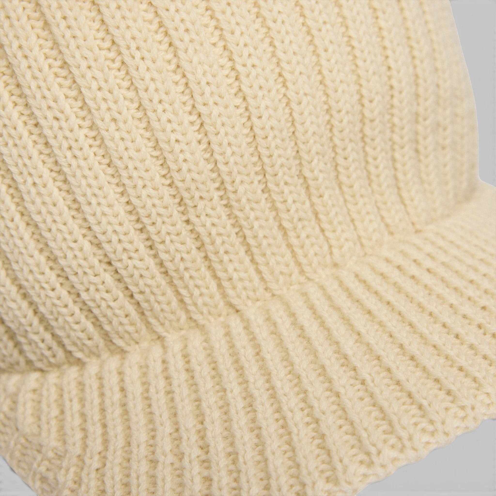 Y-3 by Wales Bonner Beanie Cap - Cream White - Image 3