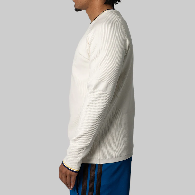 Y-3 by Wales Bonner Knit Base Top - Cream White - Image 3