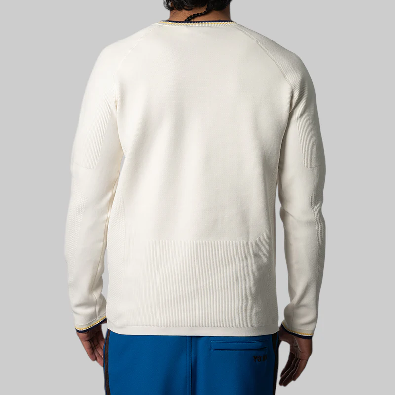 Y-3 by Wales Bonner Knit Base Top - Cream White - Image 4