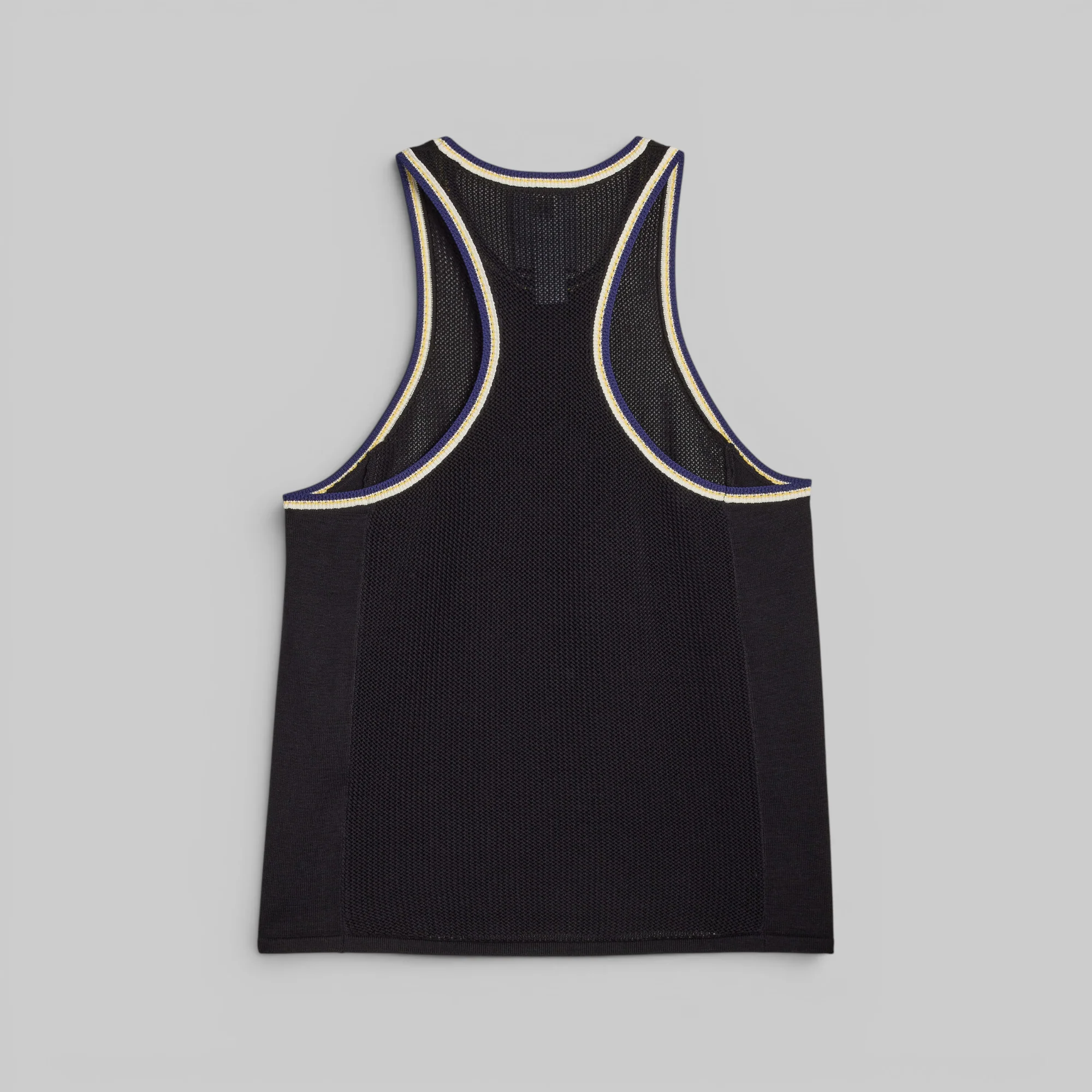 Y-3 by Wales Bonner Sheer Knit Tank - Black - Image 4