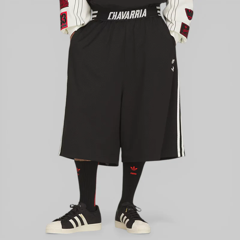 X Willy Chavarria Mesh Short - Black - Image 4