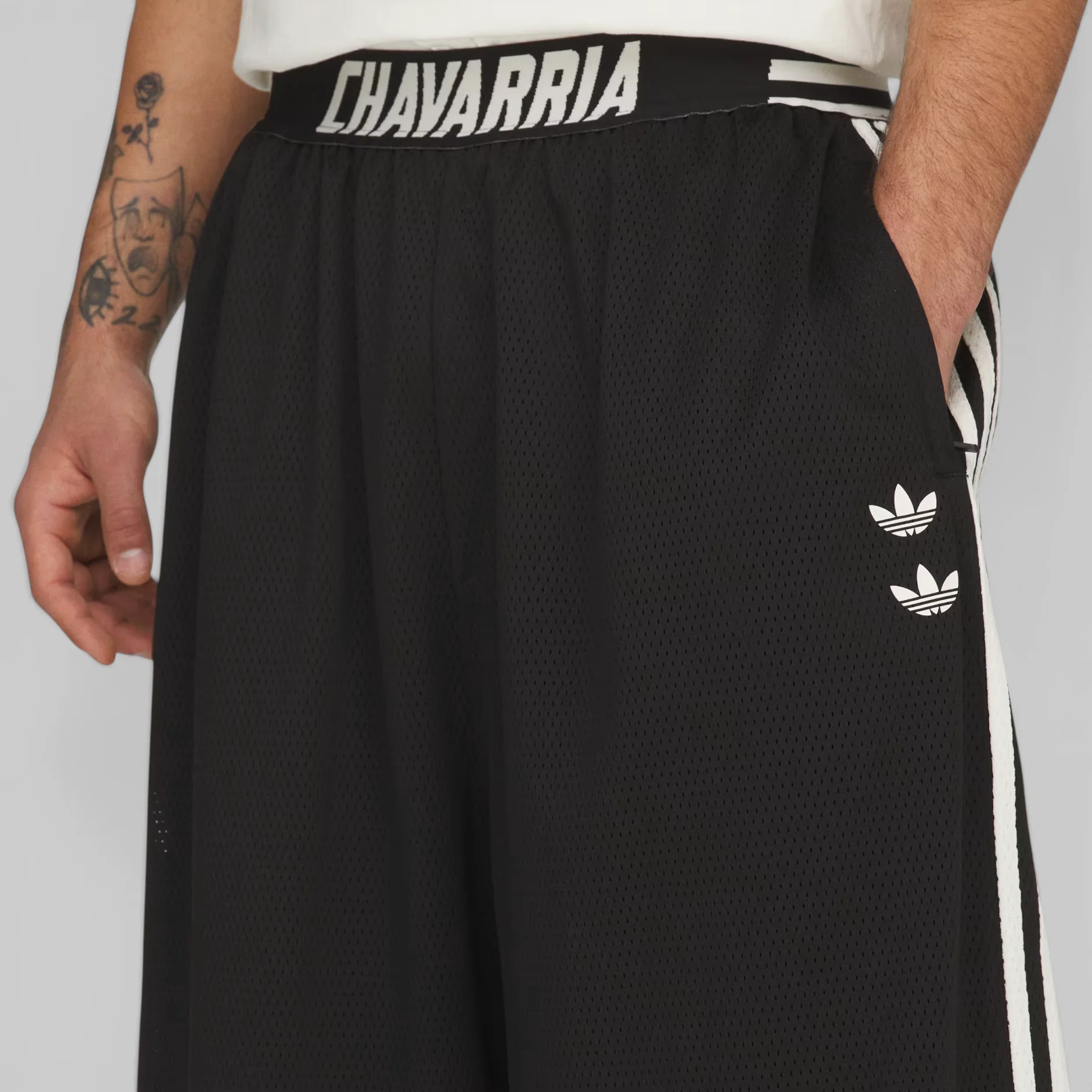X Willy Chavarria Mesh Short - Black - Image 5