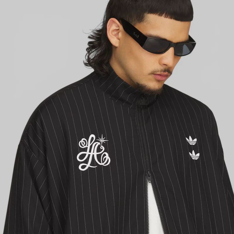 X Willy Chavarria Pinstripe Jacket - Black/White - Image 4