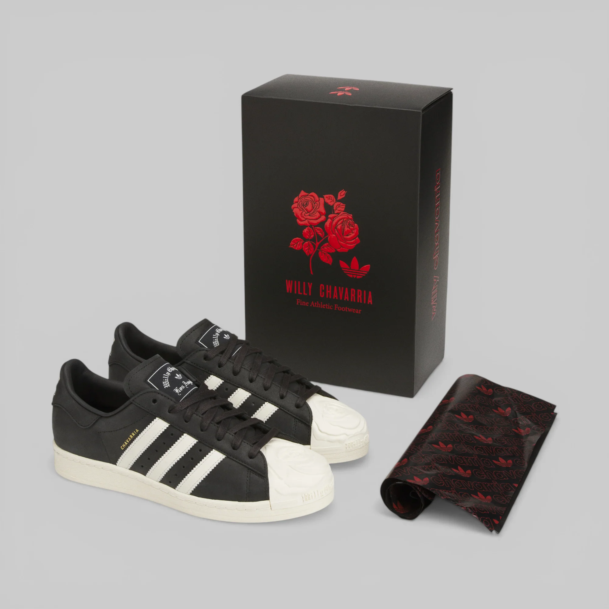 X Willy Chavarria Superstar - Black/Cream White - Image 9