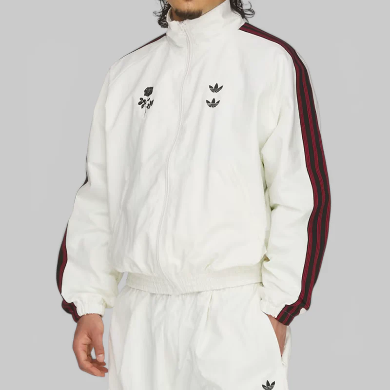 X Willy Chavarria Woven Track Jacket - Off White - Image 4