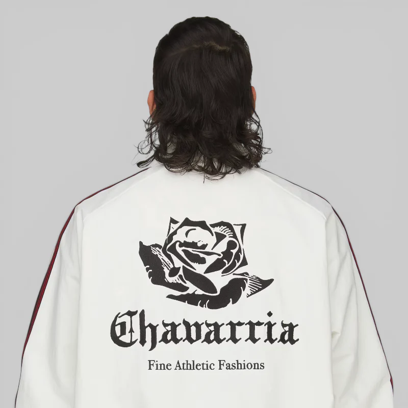 X Willy Chavarria Woven Track Jacket - Off White - Image 6
