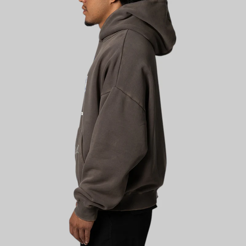Zero Dollars Hoodie - Vintage Grey - Image 3
