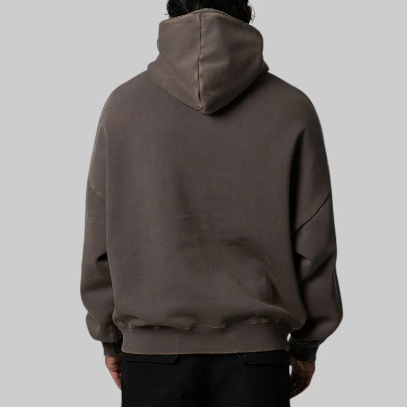 Zero Dollars Hoodie - Vintage Grey - Image 4